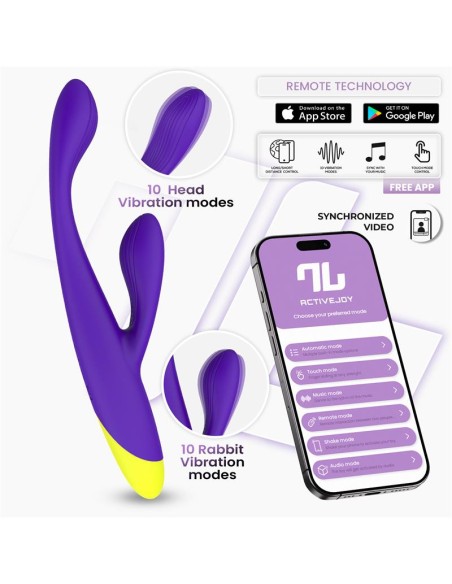 Lyra Vibrador Punto G con APP Púrpura