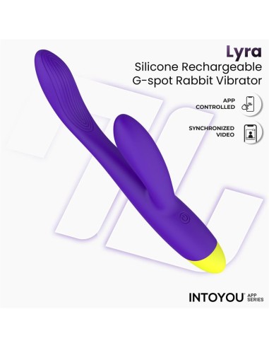 Lyra Vibrador Punto G con APP Púrpura