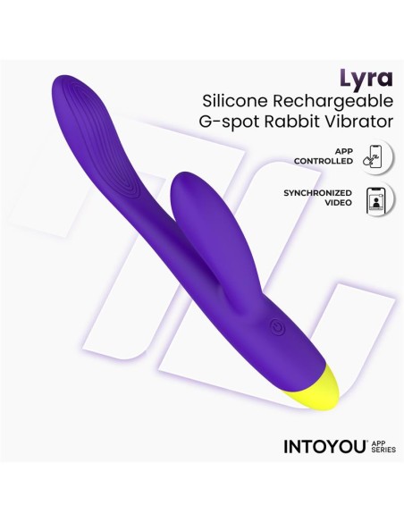 Lyra Vibrador Punto G con APP Púrpura