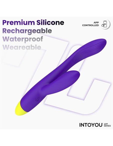 Lyra Vibrador Punto G con APP Púrpura