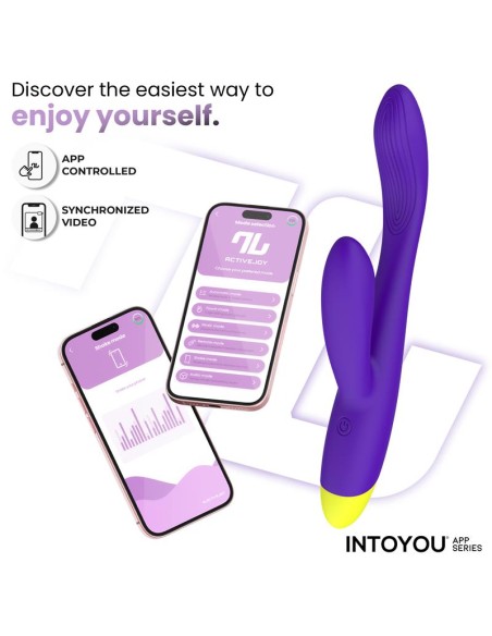 Lyra Vibrador Punto G con APP Púrpura