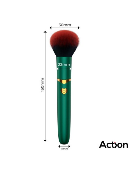 Secret Vert Estimulador Brocha de Maquillaje con Vibración Verde