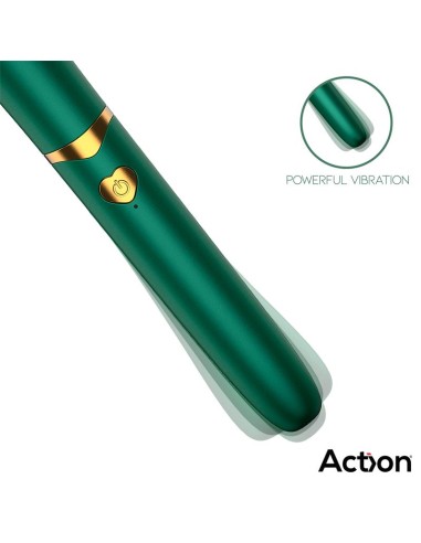 Secret Vert Estimulador Brocha de Maquillaje con Vibración Verde