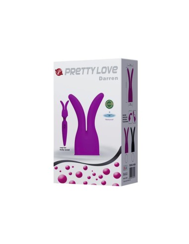 Pretty Love Cabezal Masajeador Darren Púrpura