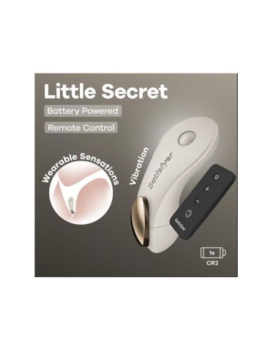Little Secret Estimulador de Braguita Battery Series Warm Grey