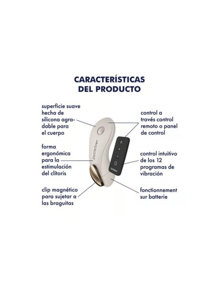 Little Secret Estimulador de Braguita Battery Series Warm Grey