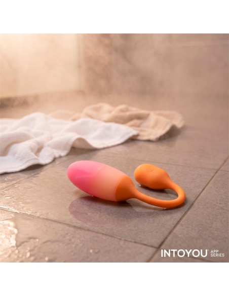 NexEgg Huevo Vibrador Silicona Doble Capa App Naranja/Rosa