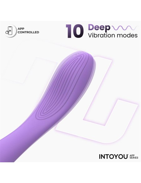 Neya Vibrador Punto G con APP Púrpura