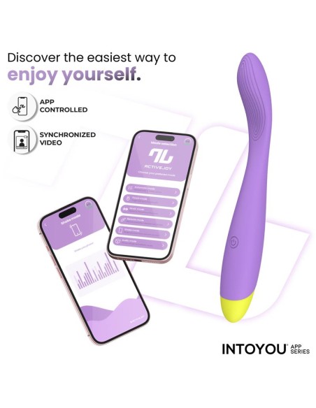 Neya Vibrador Punto G con APP Púrpura