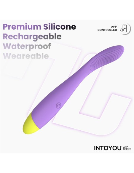 Neya Vibrador Punto G con APP Púrpura