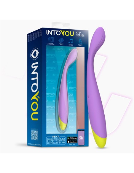 Neya Vibrador Punto G con APP Púrpura