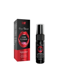 Spray para Sexo Oral Deep Throat Fresa 12 ml