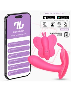 Wingy Estimulador Mariposa con APP Peach Red