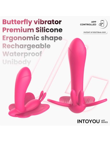 Wingy Estimulador Mariposa con APP Peach Red