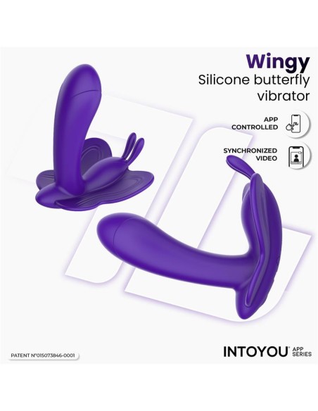 Wingy Estimulador Mariposa con APP Púrpura