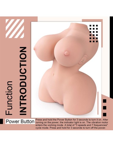Delilah Mini Torso con Vibración 4.7 kg