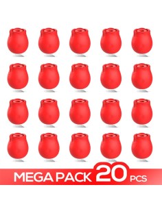 Megapack 20 Rosa Estimuladora con Succión
