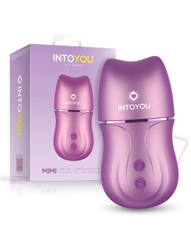 Mimi Estimulador con Licking, Biting, Succión y Vibración USB-C con APP