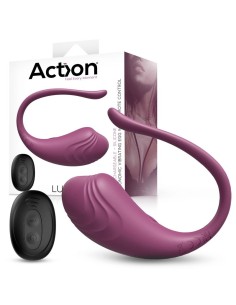 Luvia Huevo Vibrador con Control Remoto USB Púrpura