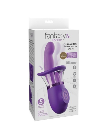 Estimulador con Lengua y Succión Ultimate Pleasure Pro Plus
