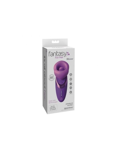 Estimulador con Lengua, Succión y Vibración Pleasure Sucker