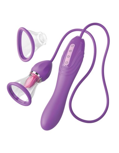 Estimulador con Lengua, Succion y Vibración Her Ultimate Pleasure Max