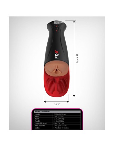 Masturbador Fuck-O-Matic Pro XL Marrón