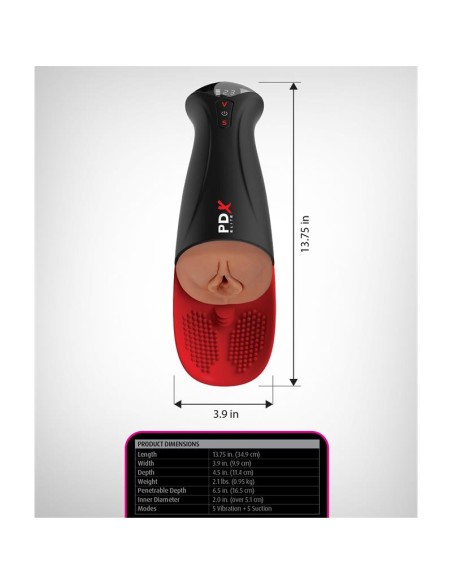 Masturbador Fuck-O-Matic Pro XL Marrón