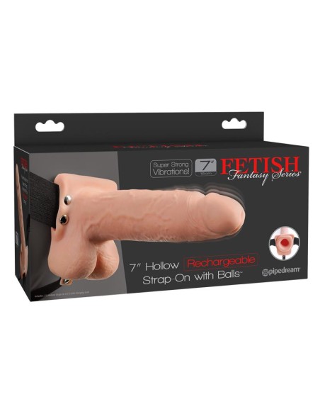 Arnes Dildo Hueco con Vibración 7