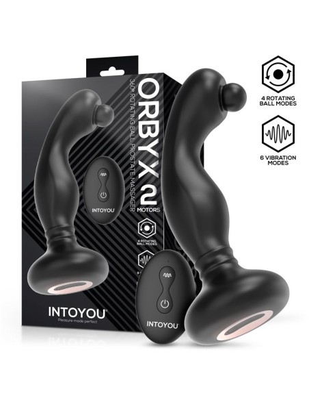 Orbyx Masajeador Prostático con Rotación, Vibración y Control Remoto