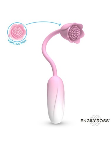 Florae Huevo Vibrador con Rosa Estimuladora