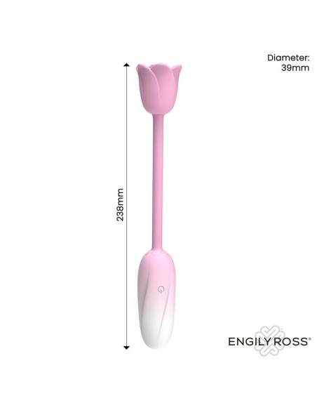 Florae Huevo Vibrador con Rosa Estimuladora