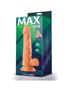 Zane Dildo Realista con Testículos Natural 7,6 - 19.5 cm 2
