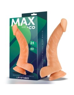 Kurt Dildo Realista con Testículos Natural 9,4 - 24 cm