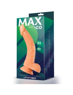 Kurt Dildo Realista con Testículos Natural 9,4 - 24 cm 2