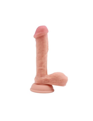 Alluring Fancier Dildo Realista Dual Silicona Líquida Dual-Density 18 cm