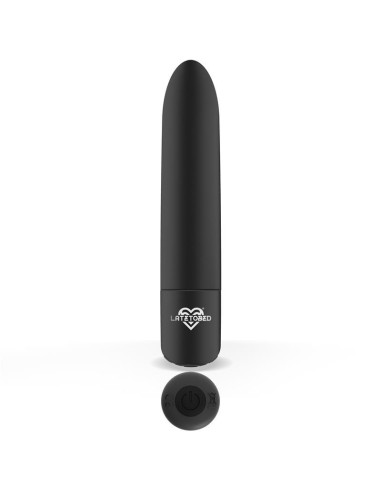 Shoty Bala Vibradora USB 10 Velocidades Potente Motor Negro