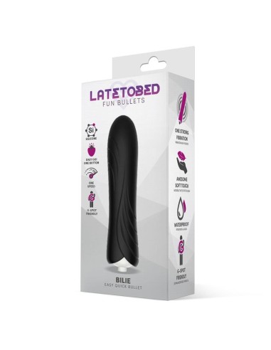 Bilie Bala Vibradora Easy Quick Silicona Negro