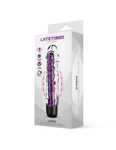 Chris Vibrador Multi-Velocidad Púrpura