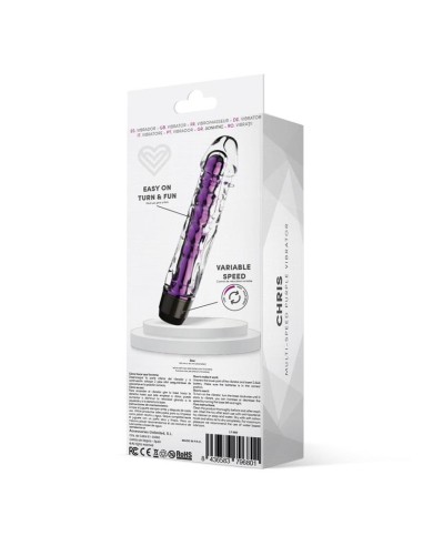 Chris Vibrador Multi-Velocidad Púrpura