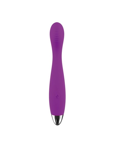 No. Ten Vibrador Hiper-Flexible Punto-G USB Magnético Silicona