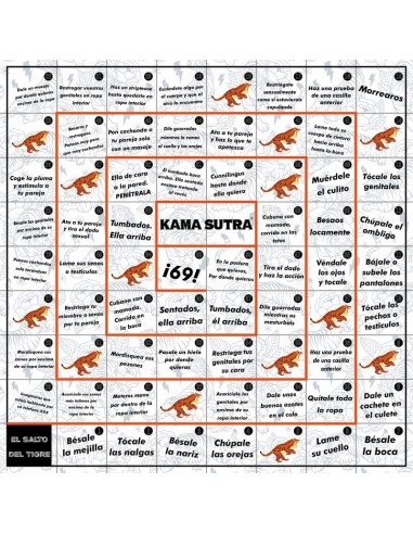 Juego de Mesa el Salto del Tigre Erótico