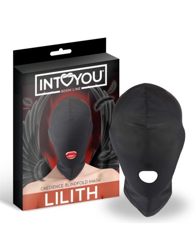 Lilith Máscara de Incógnito con Abertura en la Boca Color Negro