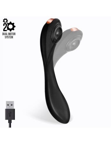 Pulsar Vibrador con Esqueleto Articulado Silicona USB