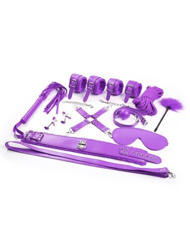 Set Bondage de 10 Piezas Púrpura