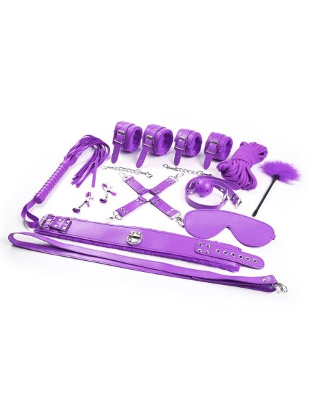 Set Bondage de 10 Piezas Púrpura