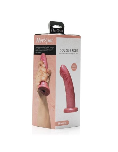 Herspot Dildo Golden Rose Talla Mediana