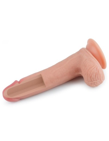Dildo Nature 8 Silicona Líquida Natural
