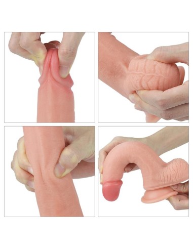 Dildo Nature 8 Silicona Líquida Natural