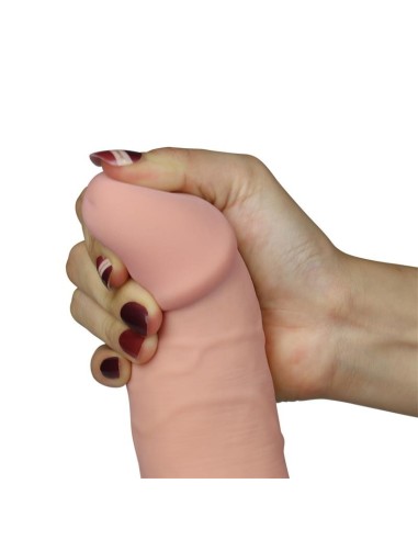 Dildo The Ultra Soft Dude con Vibración 8.8 Natural